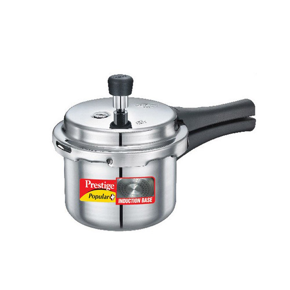 Hawkins Hevibase IH80 8-Litre Induction Pressure Cooker, Small, Silver 
