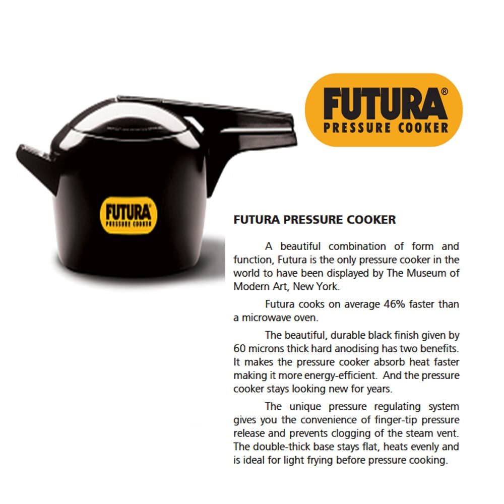 Futura pressure 2025 cooker 9 litre